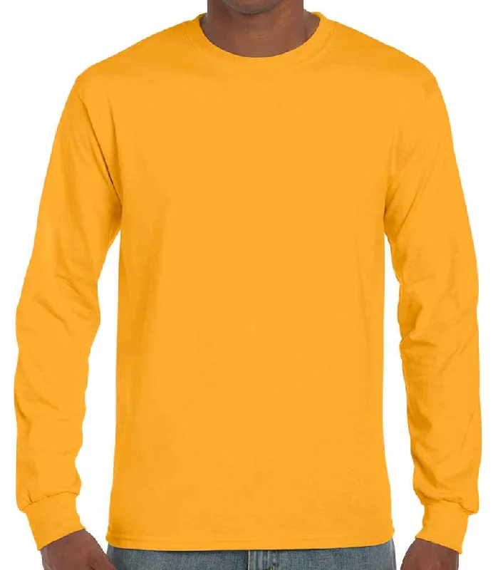 Classic Style Gildan Ultra Cotton™ Long Sleeve T-Shirt | Gold