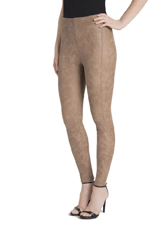 Trendy And Casual Last Chance Size 3XL | Lysse Premium Buffed Suede Leggings Saddle Tan