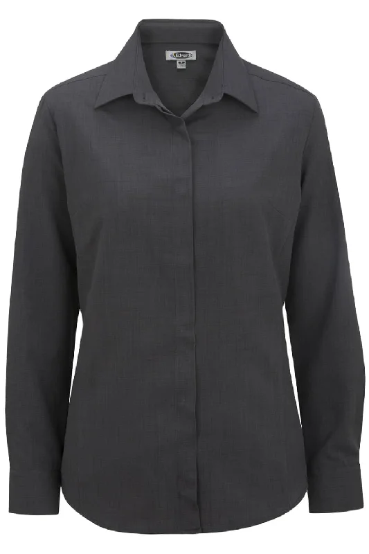 Fashionable In The Times Ladies' Steel Grey Café Batiste Blouse