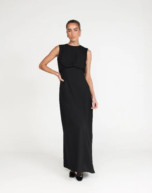 Personalized Outfit Liza Maxi Dress (Black)