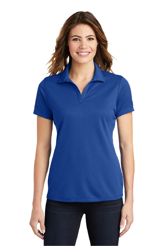 Exquisite Craftsmanship Sport-Tek Womens RacerMesh Moisture Wicking Short Sleeve Polo Shirt - True Royal Blue Exquisite Craftsmanship Sport-Tek Womens RacerMesh Moisture Wicking Short Sleeve Polo Shirt - True Royal Blue