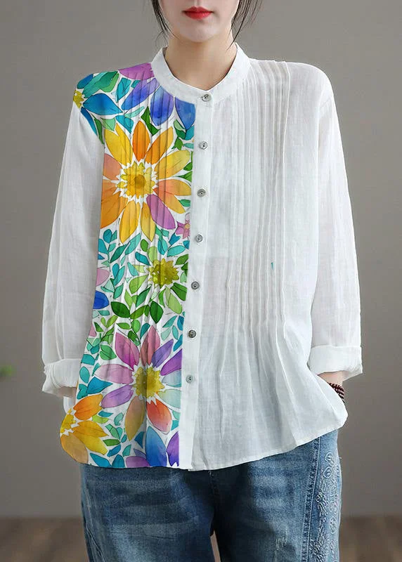 White-Placket flowers/Ships in 15 Days