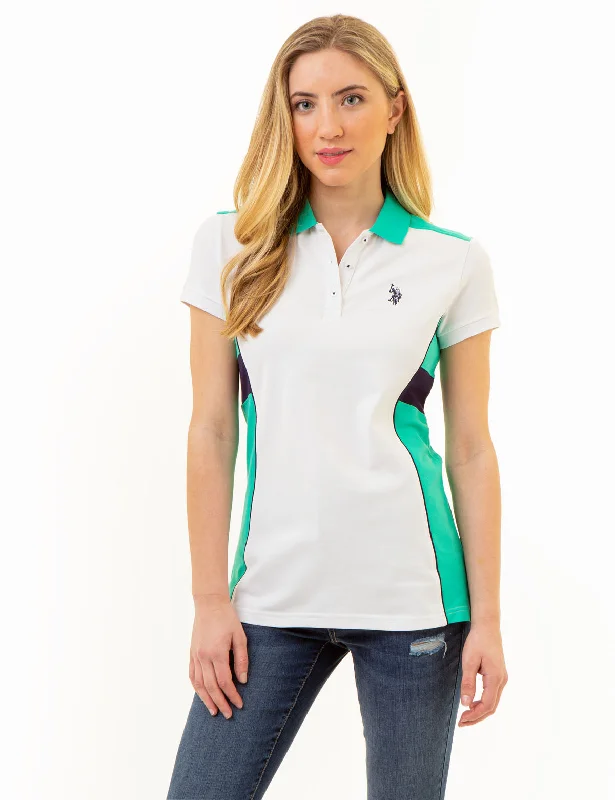 Double-sided Wear SIDESEAM PANEL COLORBLOCK POLO SHIRT