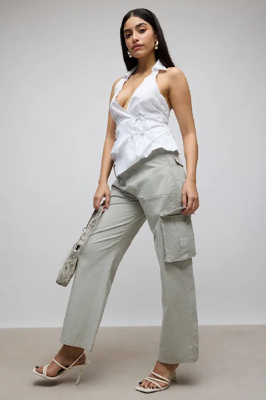 Romantic Data Green Koala Adjustable Cargo Pants