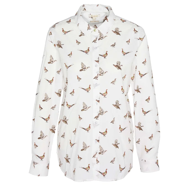 Exquisite Embroidery Barbour Safari Shirt