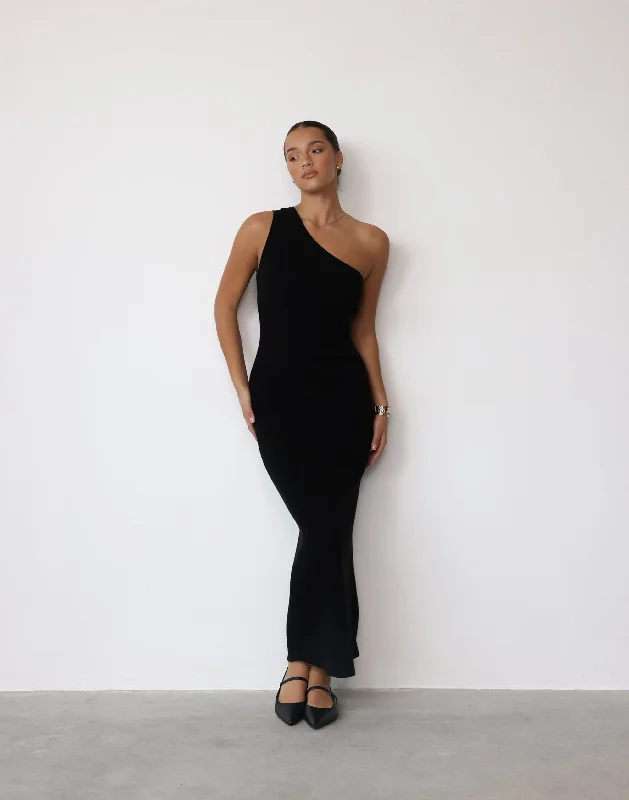 High Street Design Aubany Maxi Dress (Black)