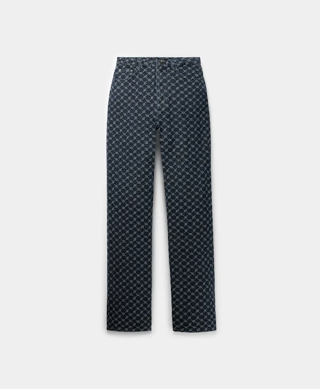 Simple Matching Mid Blue Raven Jeans