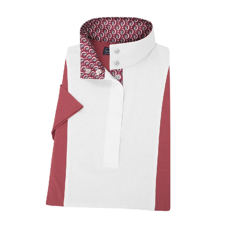 Elegant Design Essex Classics Ladies Night Owl "Luna" Short Sleeve Performance Show Shirt Elegant Design Essex Classics Ladies Night Owl "Luna" Short Sleeve Performance Show Shirt