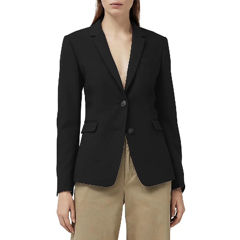 Sports Fashion Rag & Bone Womens Razor Solid Crepe Two-Button Blazer