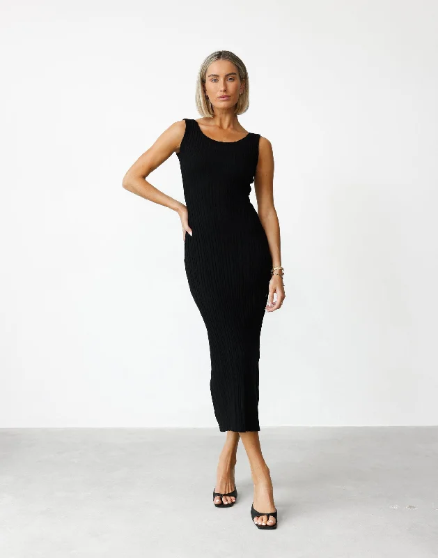 End Of The Year Josefina Maxi Dress (Black)