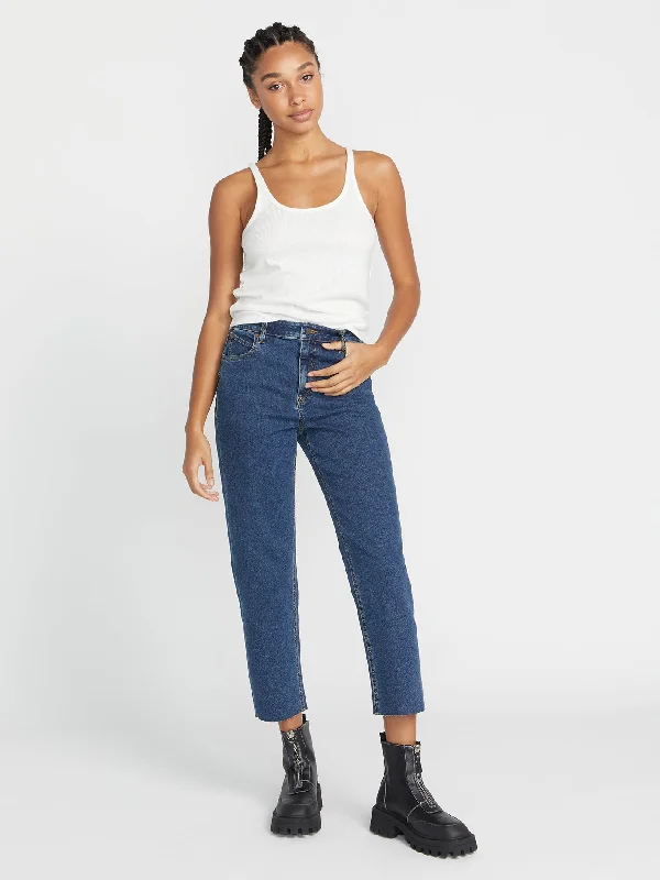 Exquisite Craftsmanship Stoned Straight Jeans - Vintage