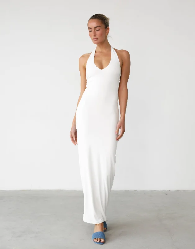 Personalized Wear Veena Maxi Dress (White)