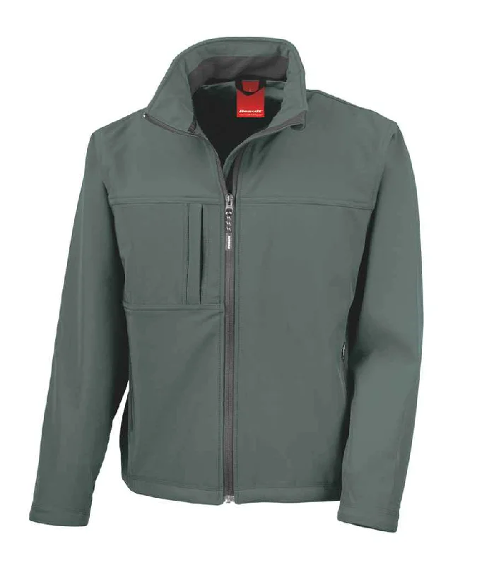 Urban Style Result Classic Soft Shell Jacket | Grey