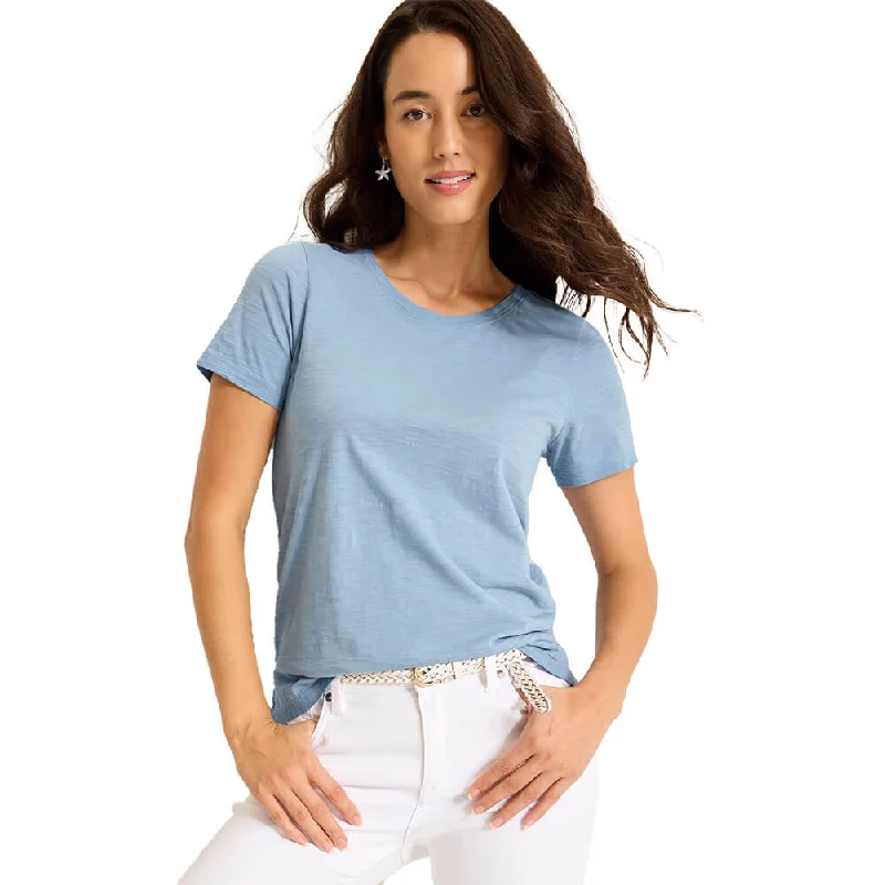 Fashion Innovation Tommy Bahama Women's Indigo Palms Pigment Dyed T-Shirt - Canyon Sky