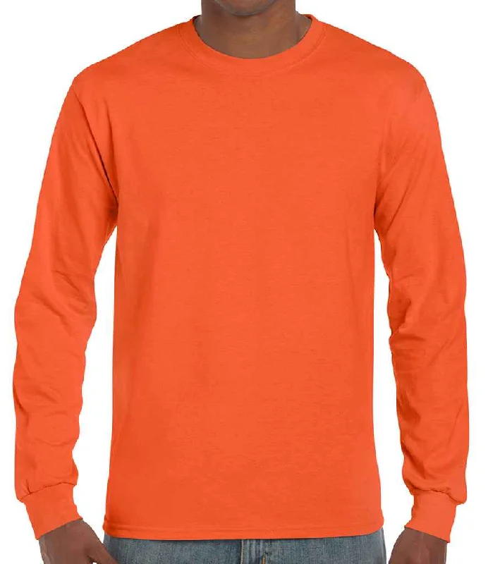 Urban Sense Gildan Ultra Cotton™ Long Sleeve T-Shirt | Orange