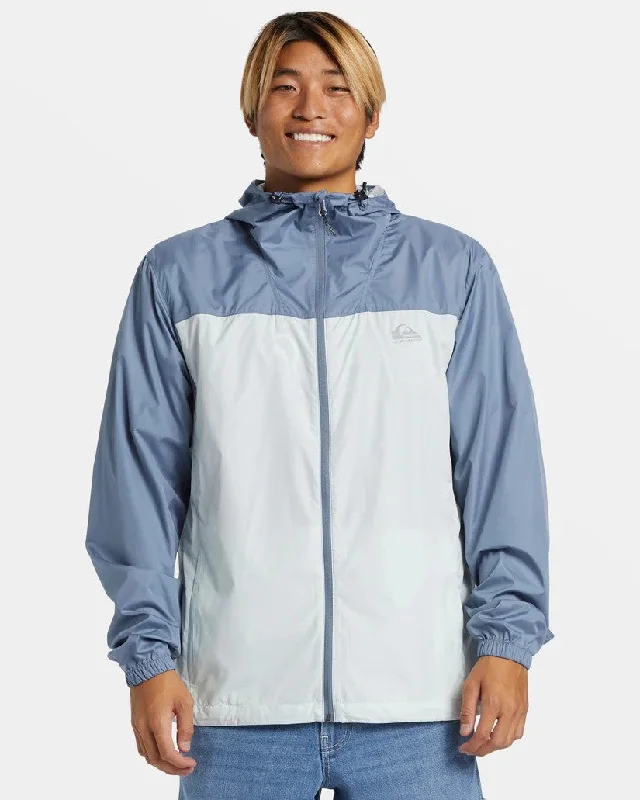 Soft And Comfortable Quiksilver Jackets Hooded Neck Full Zip Closure