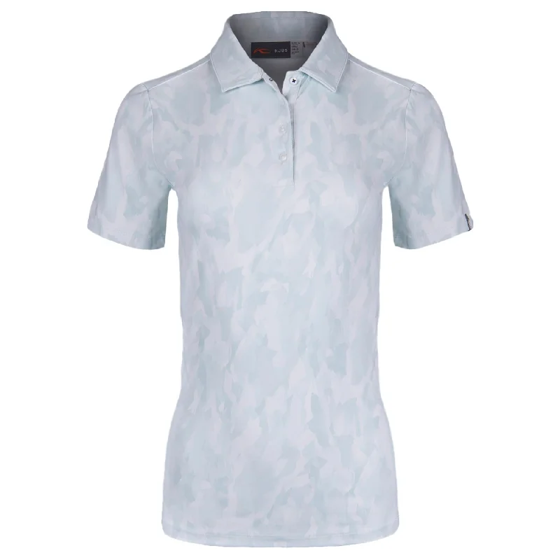 Classic Retro Womens Enya Printed Polo Mist - AW24