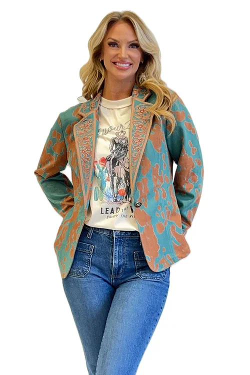Versatile Items The Mooove Turquoise Blazer