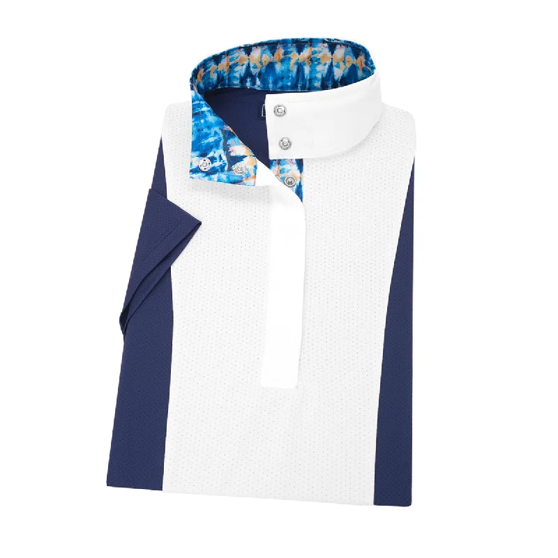 Classic Color Essex Classics Ladies Tie-Dye "Luna" Short Sleeve Performance Show Shirt Classic Color Essex Classics Ladies Tie-Dye "Luna" Short Sleeve Performance Show Shirt