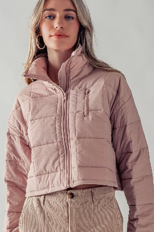 Sports Fashion Trend: Notes Jackets Puffer Cropped Jacket