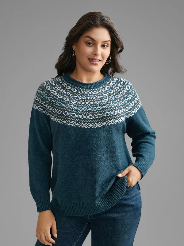 Exquisite Fabrics Supersoft Essentials Bandana Round Neck Raglan sleeve Pullover