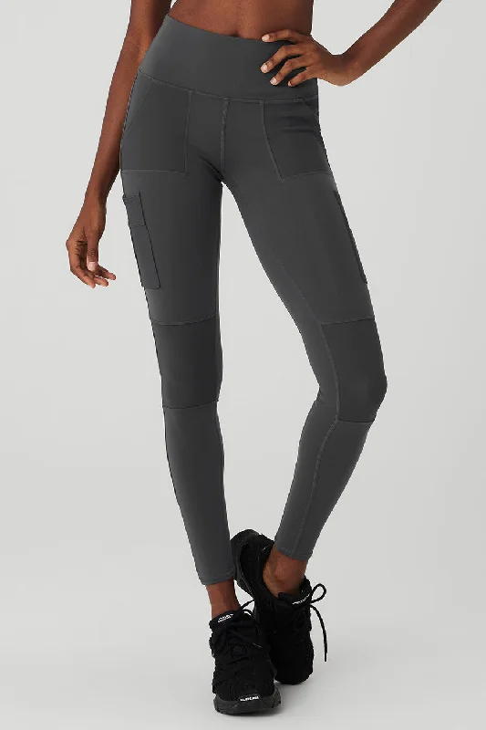 New Autumn And Winter Styles High-Waist Cargo Legging - Anthracite