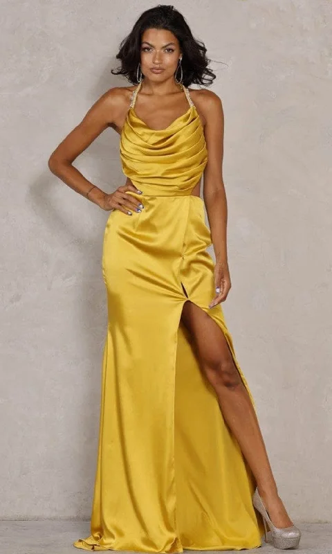 Classic And Versatile Terani Couture - 2111P4201 Draped Bodice Gown