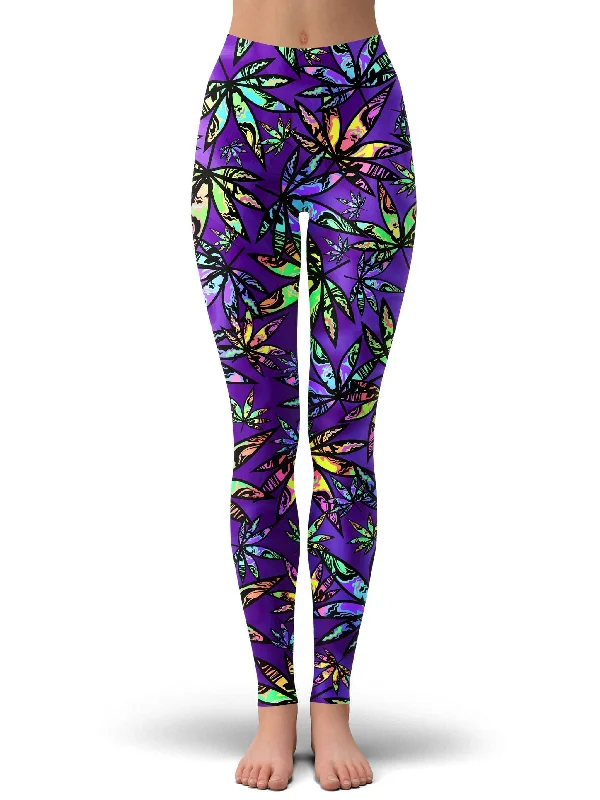 Exquisite Tailoring Cannabis Cascade Leggings
