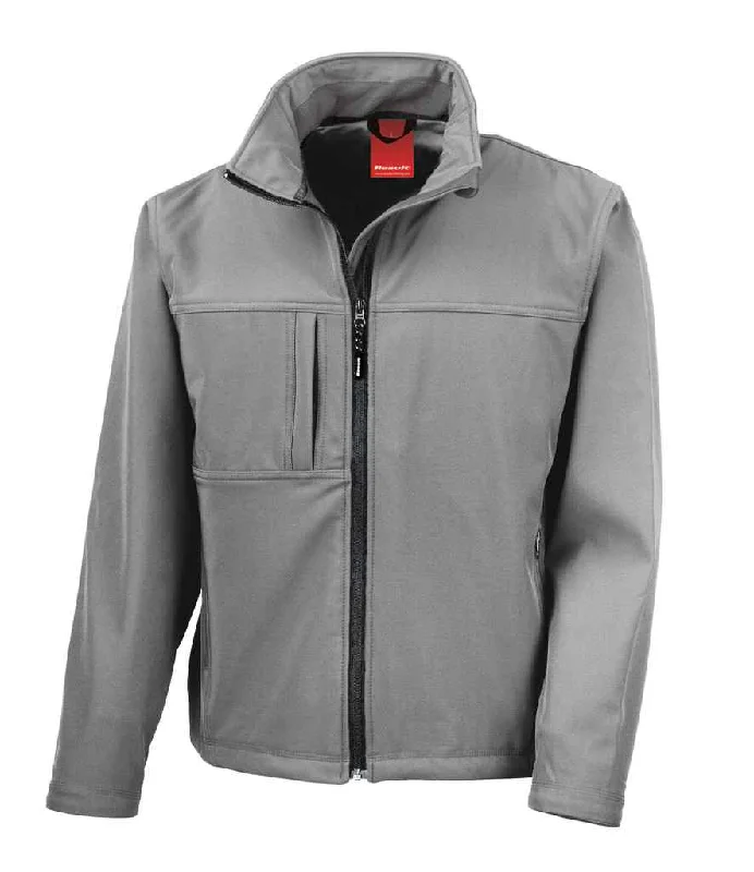 Cute Design Result Classic Soft Shell Jacket | Workguard Grey