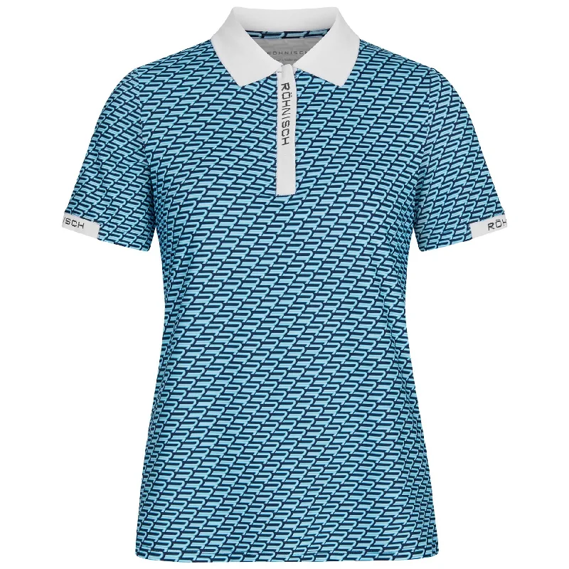 Creative Prints Womens Abby Polo Capri Blue - AW24