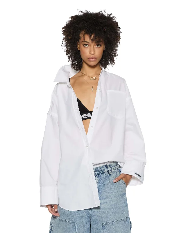 Personalized Design ASTRA LS SHIRT WHITE POPLIN