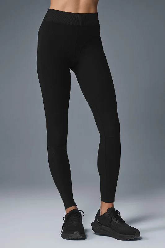 Soft And Comfortable Alosoft High-Waist Head Start Legging - Black