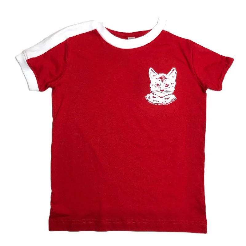 New Products Meow Cat Pocket T-Shirt - Youth