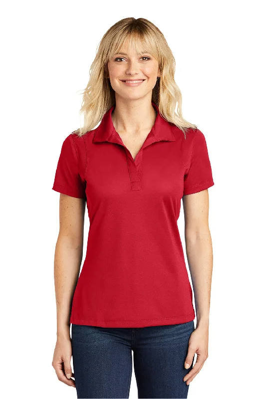 Noble And Elegant Sport-Tek Womens Sport-Wick Moisture Wicking Short Sleeve Polo Shirt - True Red Noble And Elegant Sport-Tek Womens Sport-Wick Moisture Wicking Short Sleeve Polo Shirt - True Red