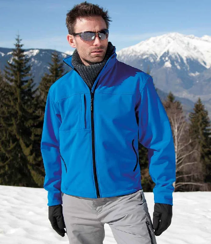 Comfortable Series Result Classic Soft Shell Jacket | Azure