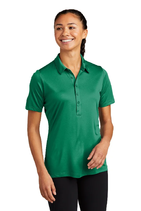 Personalized Clothing Sport-Tek Womens Moisture Wicking Short Sleeve Polo Shirt - Kelly Green - Closeout Personalized Clothing Sport-Tek Womens Moisture Wicking Short Sleeve Polo Shirt - Kelly Green - Closeout