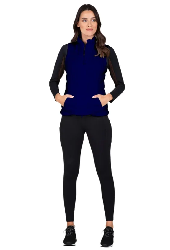 High-quality Styles IBKUL Solid Vest - Navy