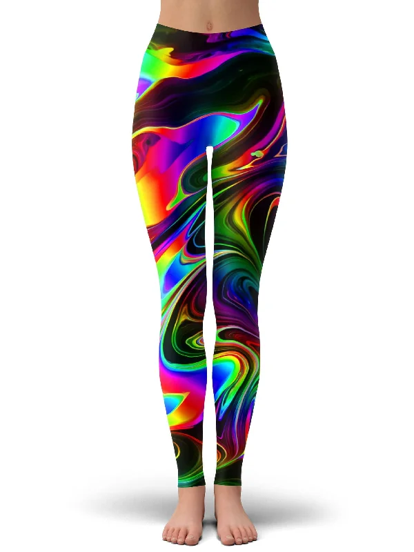 Sports Fashion That Glow Flow Leggings