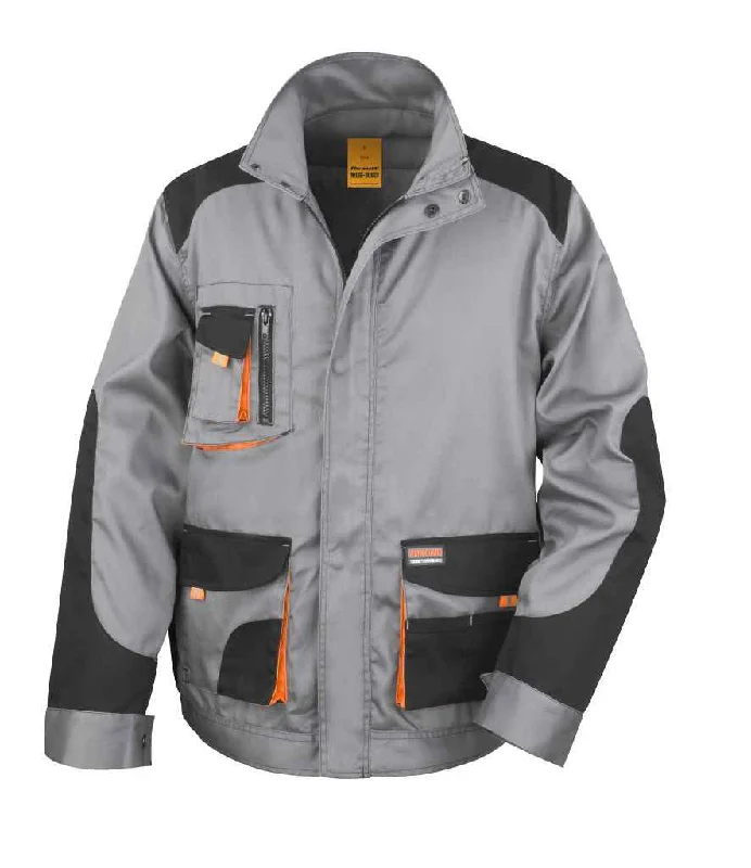 Youthful Street Fashion Result Work-Guard Lite Jacket | Grey/Black