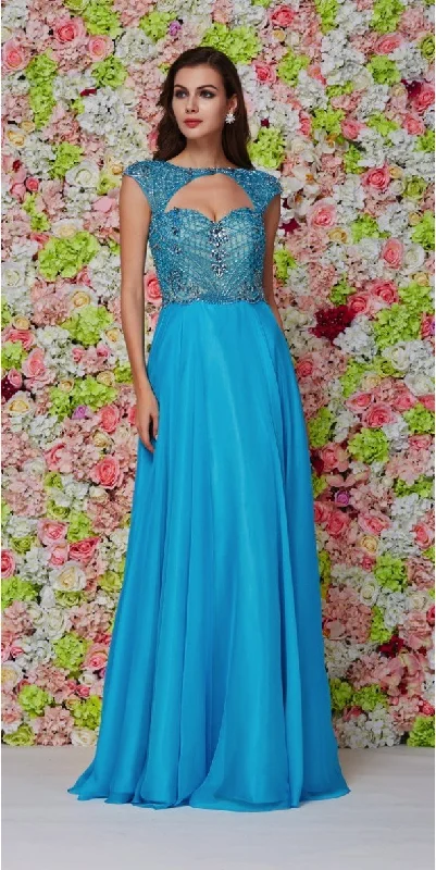 Exclusive Customization Angela & Alison Keyhole Cutout Sweetheart Embellished A-Line Gown Exclusive Customization Angela & Alison Keyhole Cutout Sweetheart Embellished A-Line Gown