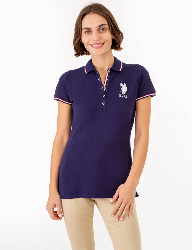 Fresh And Capable SIGNATURE STRIPE PLACKET POLO SHIRT