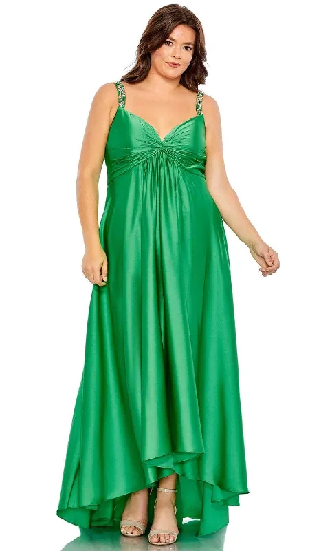 Double-sided Wear Mac Duggal 49577 - Ruched Bod Empire A-line Dress