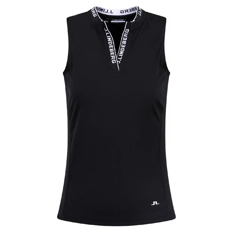 Elegant Wear Womens Leya Sleeveless Top Black - AW24