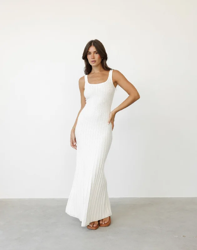 Sports Trend Marzia Maxi Dress (Cream)