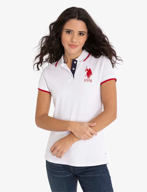 European And American Style SOLID TRIPLE CROWN POLO SHIRT