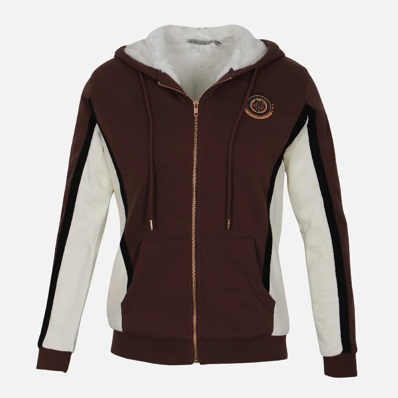 Printed Patterns LADIES FUR LINED FULLZIPPER HOODIE