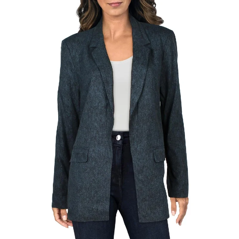Soft And Comfortable BCBGeneration Womens Boyfriend Long Sleeves Open-Front Blazer