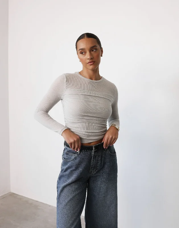 Sports Trend Mialani Top (Grey)