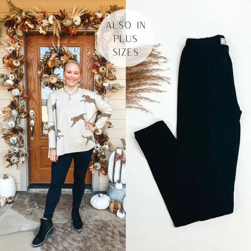 Personalized Wear Amazing Grace Black Leggings