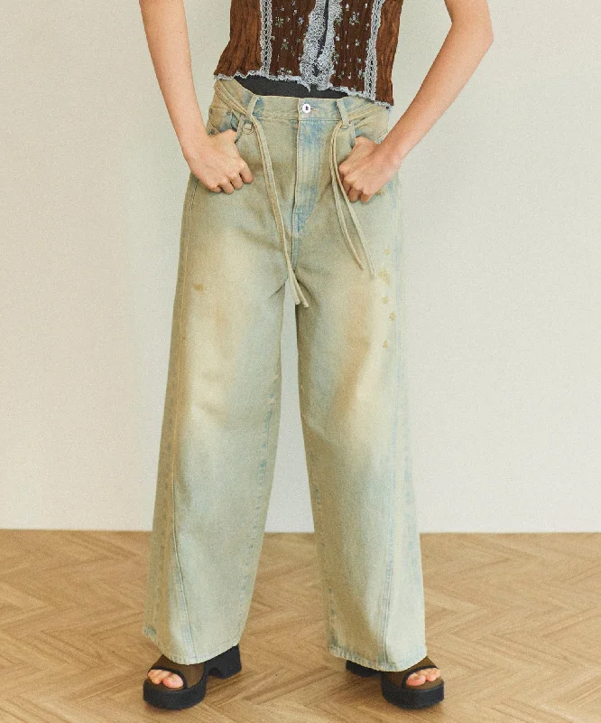 Personalized Design 【25SPRING PRE-ORDER】Colored Denim Pants